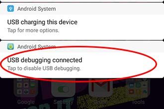 Android USB tethering