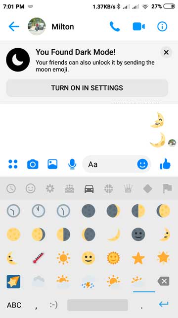 How to Enable dark mode in Messenger