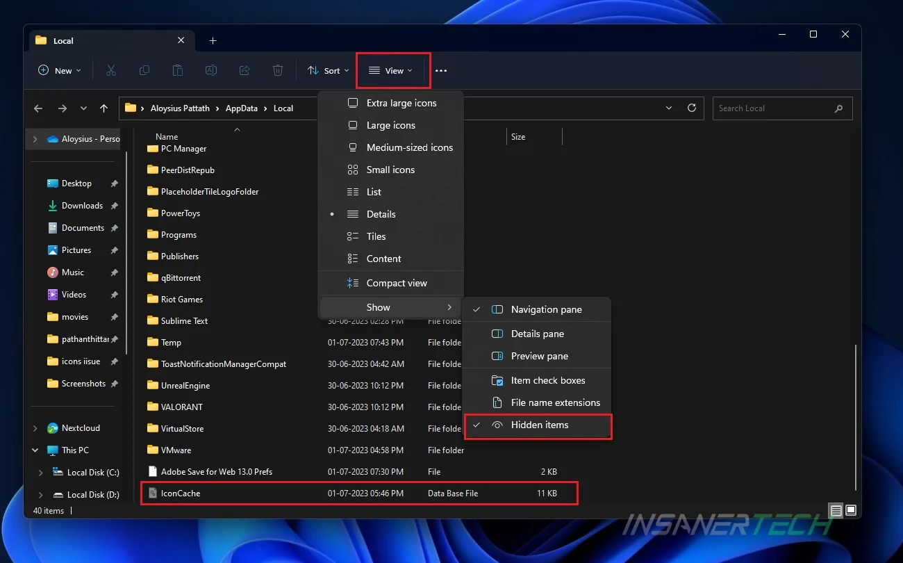 Fix Broken Icons and Shortcuts in Windows 11